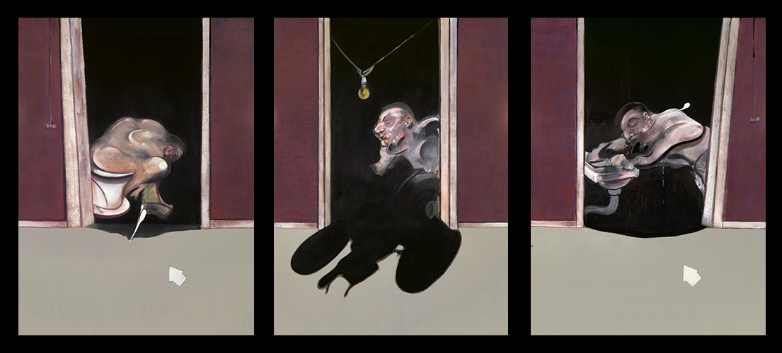 Francis Bacon's Black Triptychs