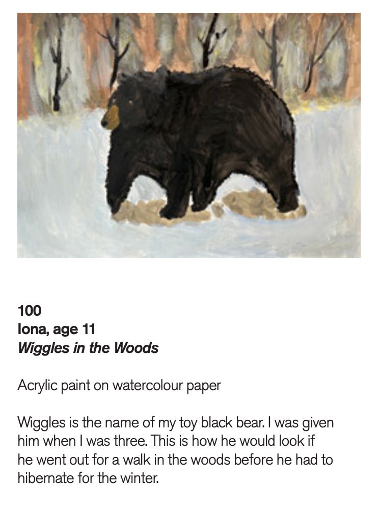 Wiggles in the Woods by Iona, age 11