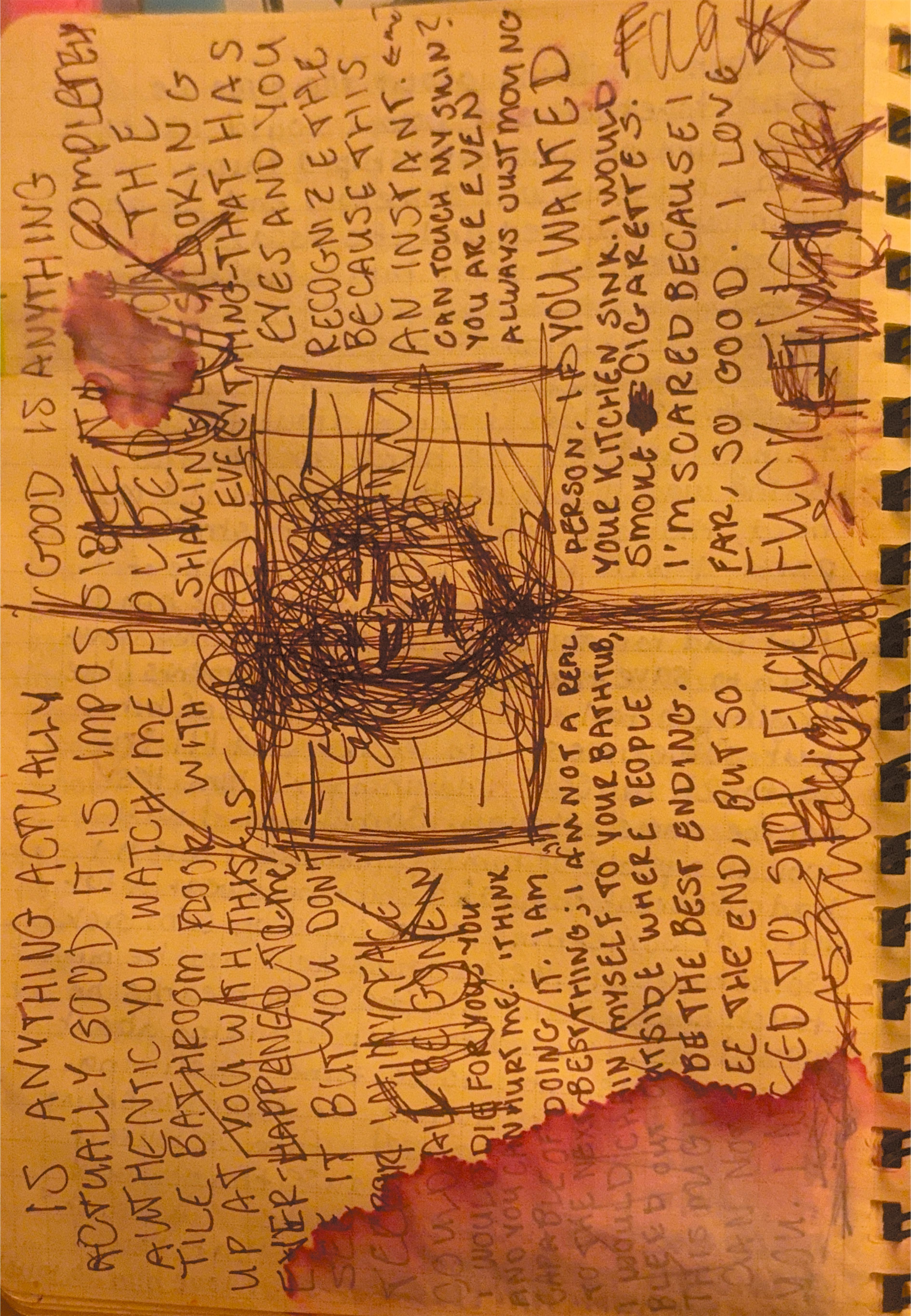 notebook page