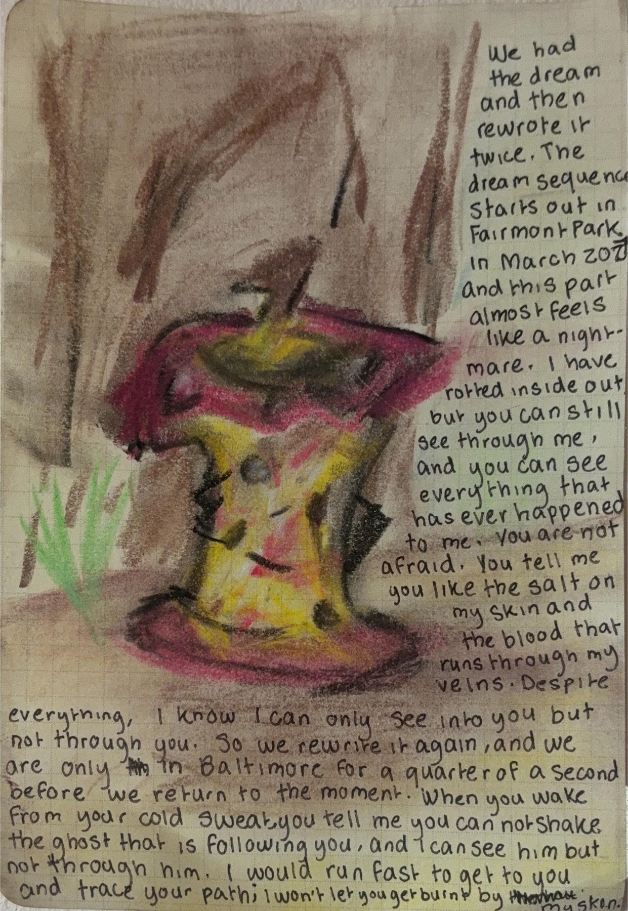 notebook page
